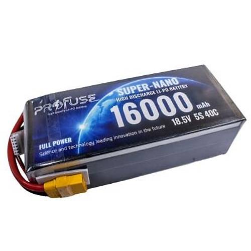 18,5V 5S 16000mAh 40C Lipo Batarya