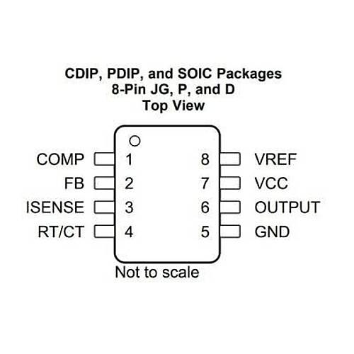 UC3843AD8TR SMD SOIC-8 Entegre