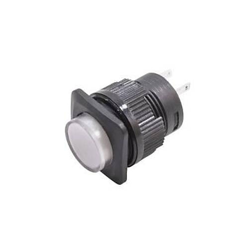 RL16-504A 16MM Plastik 2 Pin Anahtarl Buton Beyaz