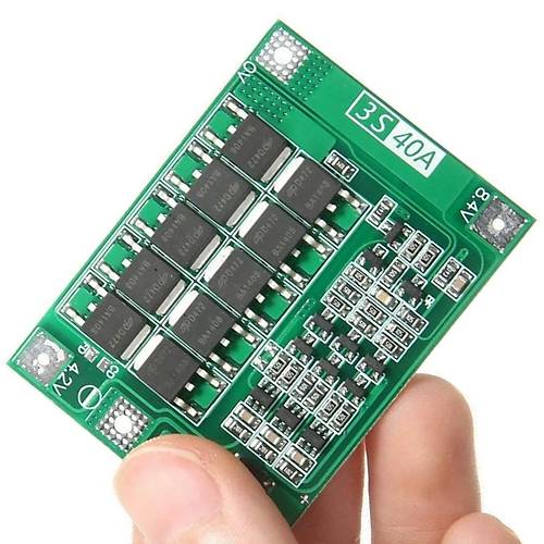 3S 40A BMS 12.6V 18650 Lityum Pil arj Koruma Devresi Balanssz