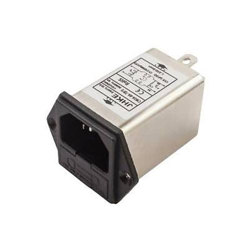 EMI Filtre 6A Erkek Power Soketi - Sigorta Yuval