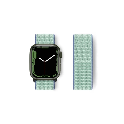 Newface Apple Watch 42mm Hasrl Crtcrtl Kordon - Mavi-Turkuaz