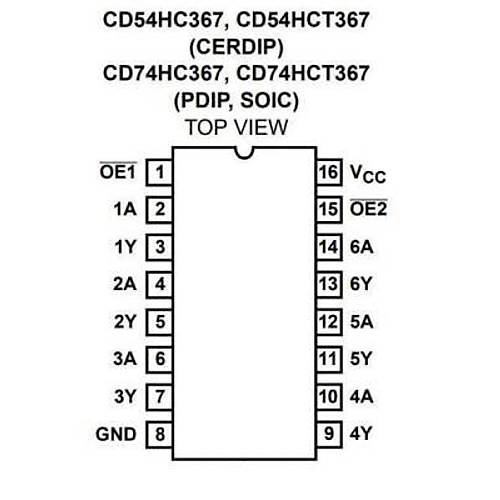 74HC367 SMD Entegre