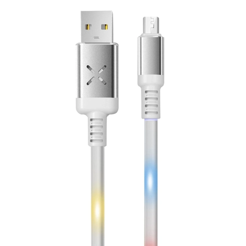 Konfulon DC09 Ses Duyarl Ikl Micro USB Kablo 1M 2A - Beyaz