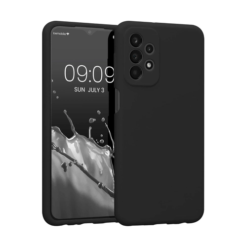 Newface Samsung Galaxy A23 4G Kılıf First Silikon - Siyah