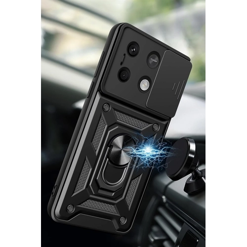 Newface Xiaomi Poco M6 Pro 4G Klf Pars Lens Yzkl Silikon - Lacivert