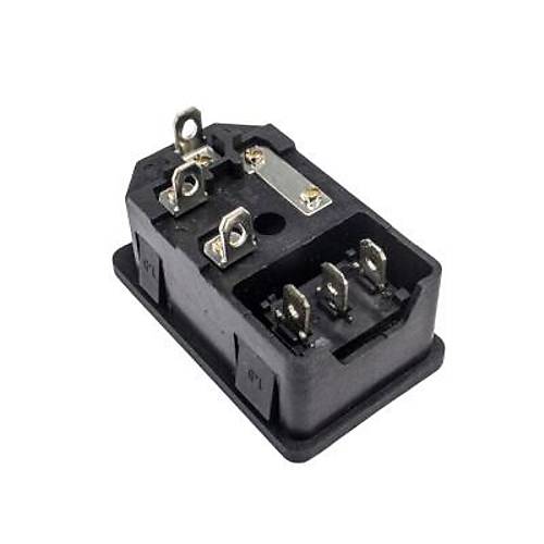 AC-01 Erkek Power Soketi On-Off-On Anahtarl