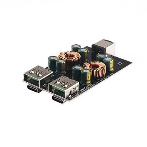 Qualcomm QC4 + QC4 Q3.0 Type C 6-32V Hzl arj Devresi - 2 Kanal