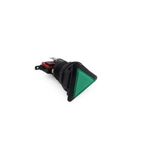 40mm 12V gen Ikl Oyun Makinesi Butonu - Yeil