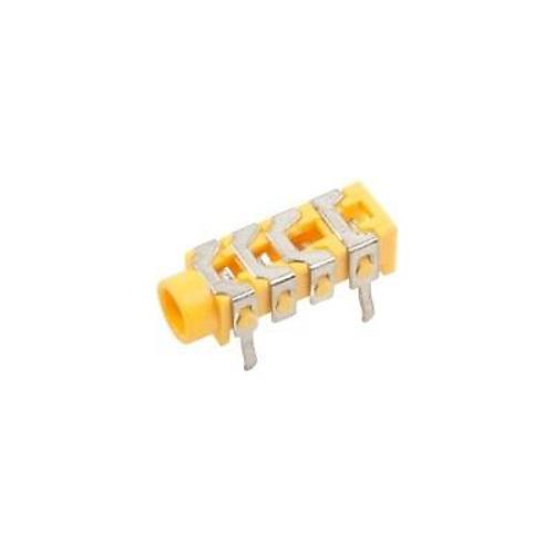 3.5mm Stereo 6-Pin Jack Dişi - Sarı