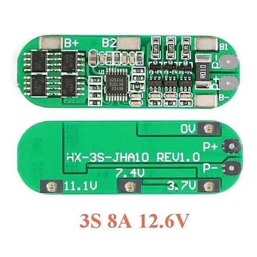 3S 8A BMS 12.6V 18650 Lityum Pil arj Koruma Devresi