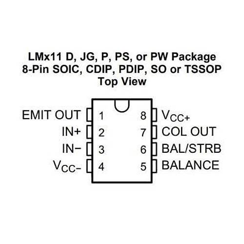 LM311 SMD SO8 Entegre
