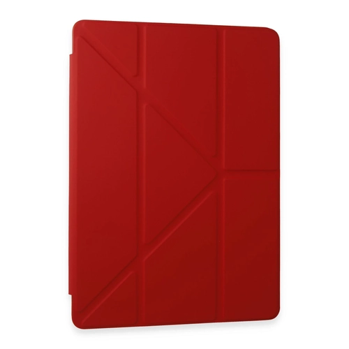 Newface Samsung Galaxy Tab A9 Plus Klf Kalemlikli Mars Tablet Klf - Krmz