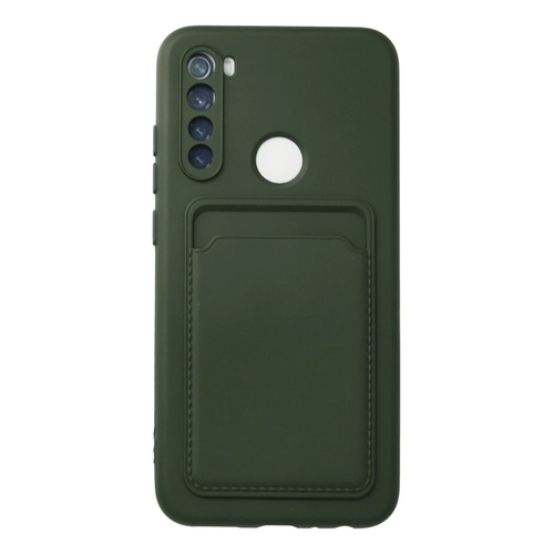 Newface Xiaomi Redmi Note 8 Klf Kelvin Kartvizitli Silikon - Koyu Yeil