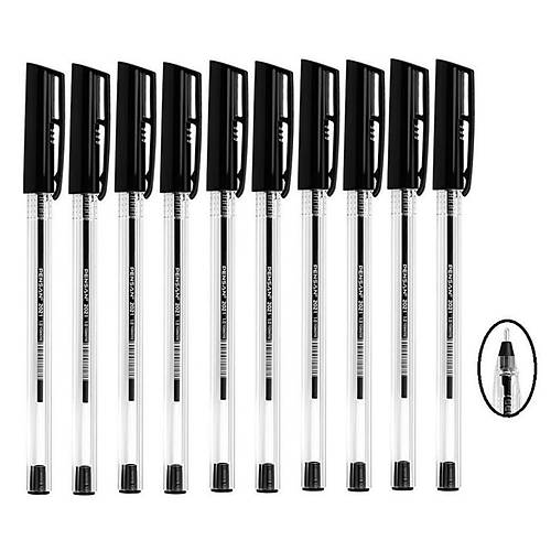 Pensan 2021 Siyah Tkenmez Kalem effaf gen Gvde 1.0 mm 1 Adet