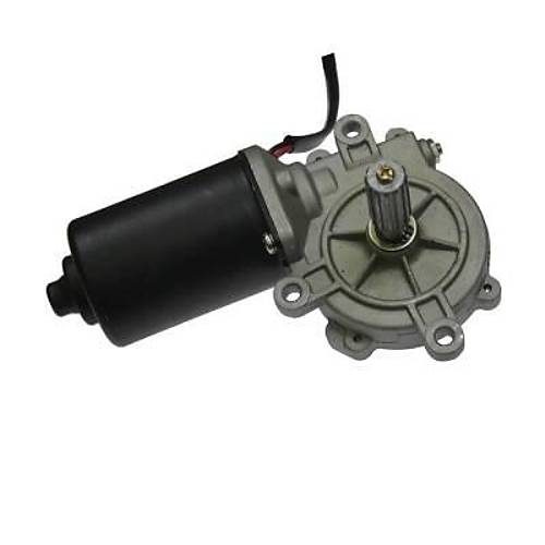 WGLV65D 24V DC 55 RPM Sa Cam Kaldrma Motoru Uzun milli