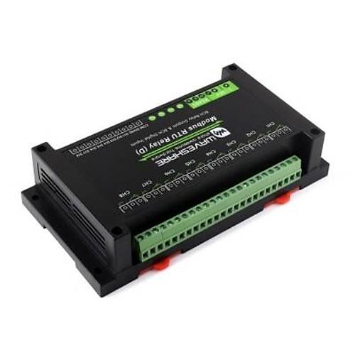 Endstriyel 8 Kanall Modbus RTU Ethernet Rle Modl (D) - Dijital Giri ve RS485 Arayz