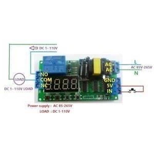 AC 220V Zaman Ayarl Rle Modl PLC Uyumlu IO23B0