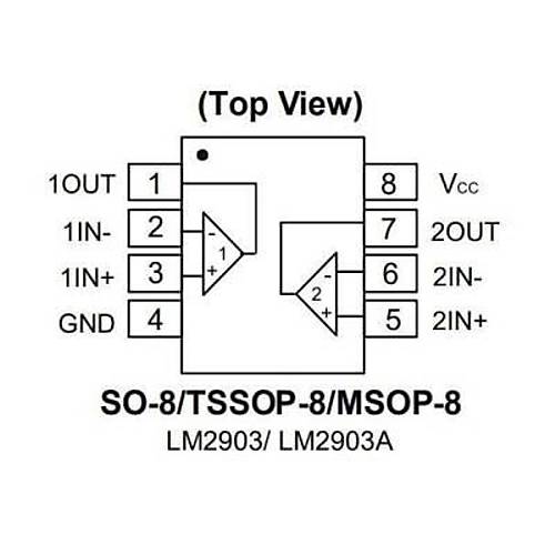 LM2903 SMD SO8 Entegre
