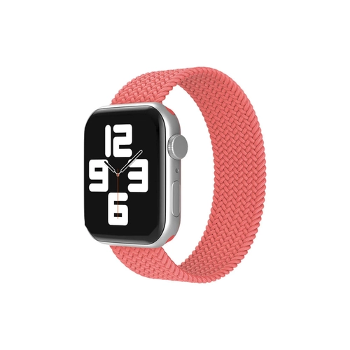Newface Apple Watch 38mm Ayarl Solo Silikon Kordon - Pembe