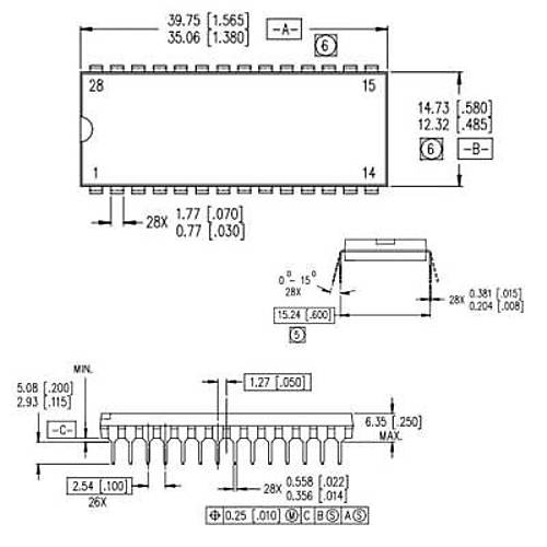 IR2130PBF DIP-28 Mosfet Src Entegresi