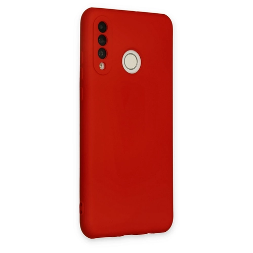 Newface Huawei P30 Lite Klf Nano ii Kadife Silikon - Krmz