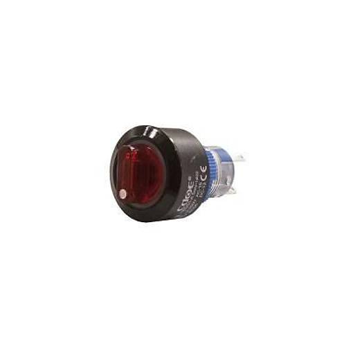 22mm Krmz Mandal Buton 1-0-2 CD-APY-22XDR