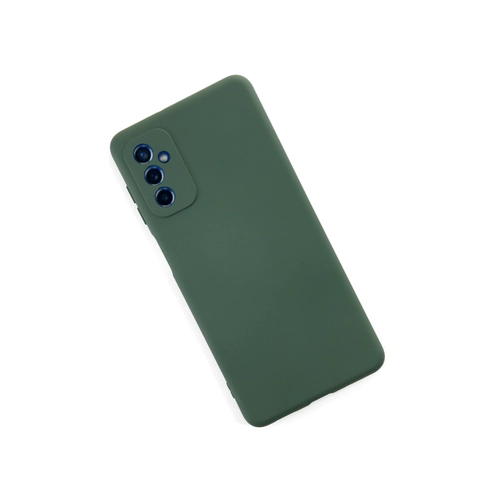Newface Samsung Galaxy M52 5G Klf Nano ii Kadife Silikon - Koyu Yeil