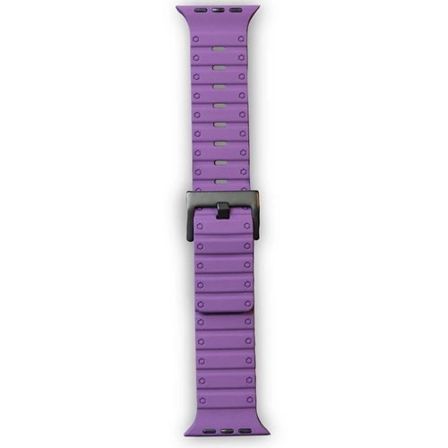 Newface Apple Watch 42mm Magnus Mknatsl Silikon Kordon - Mor