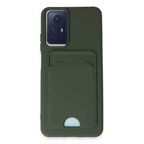Newface Xiaomi Redmi Note 12S Klf Kelvin Kartvizitli Silikon - Koyu Yeil
