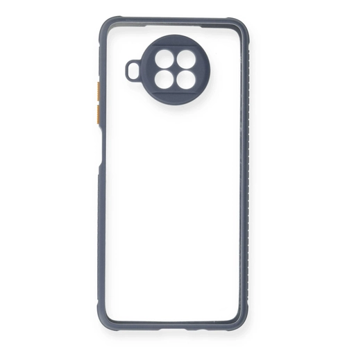 Newface Xiaomi Redmi Note 9 Pro 5G Klf Miami effaf Silikon - Gri