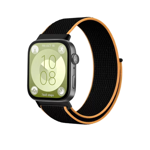 Newface Huawei Fit 4 Hasrl Crtcrtl Kordon - Lacivert-Turuncu