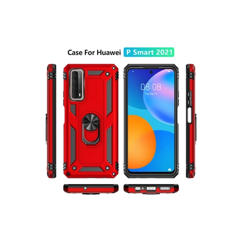 Newface Huawei P Smart 2021 Klf Sofya Yzkl Silikon Kapak - Krmz
