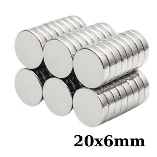 20x6mm Neodyum Gl Mknats - Neodim Magnet