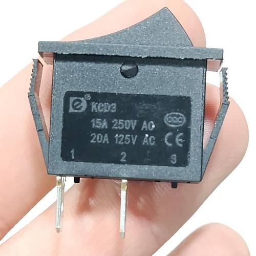 IC-114 Tekli Dar Iksz Anahtar On-Off 2P Siyah
