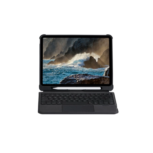 Newface T5206D iPad 10.2 (7.nesil) Klf nter Ledli Klavyeli Tablet Klf - Siyah