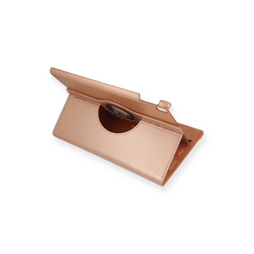 Newface iPad 10.2 (7.nesil) Klf 360 Tablet Deri Klf - Rose Gold