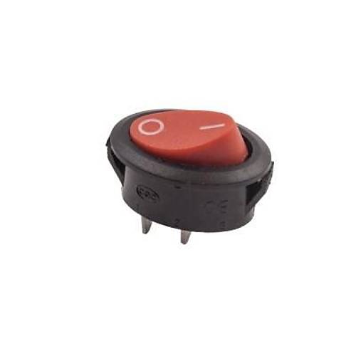 KCD1-3 Oval On/Off Anahtar 2 Pin Krmz