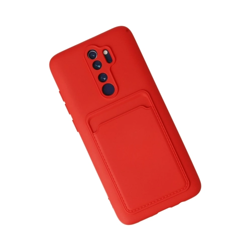 Newface Xiaomi Redmi Note 8 Pro Klf Kelvin Kartvizitli Silikon - Krmz