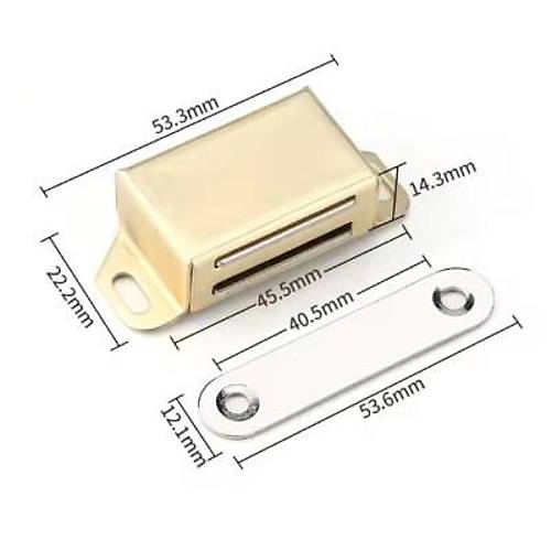 Mknatsl Metal Mobilya Kapak Kilidi 36x24x14mm - Altn