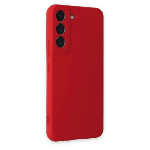 Newface Samsung Galaxy S22 Klf Nano ii Kadife Silikon - Krmz