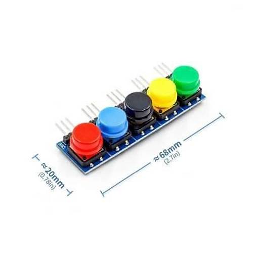 Arduino 5'li Buton Modl
