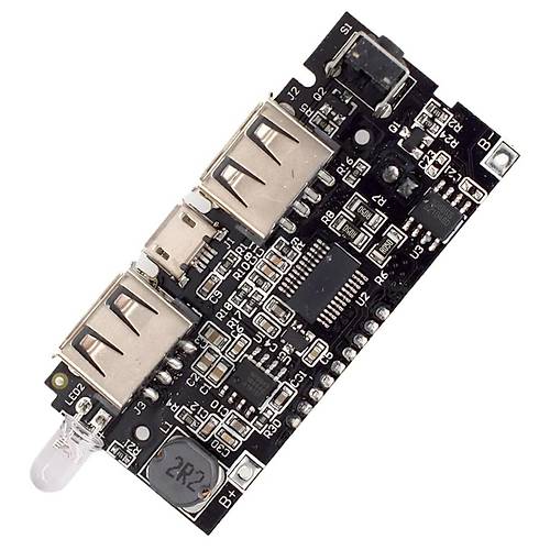 ift USB kl Ekranl Powerbank Kart - Lipo arj Devresi