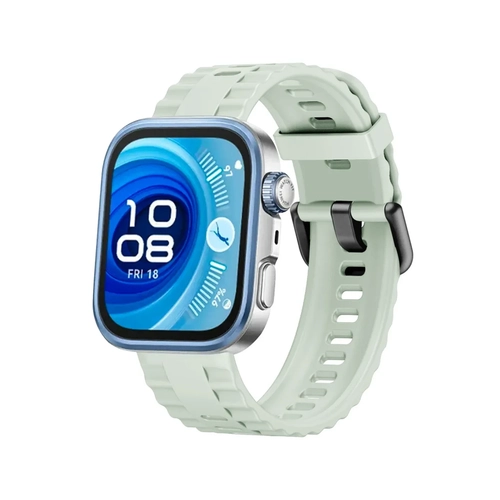 Newface Huawei Watch Fit 3 Klasik Kordon - Ak Yeil