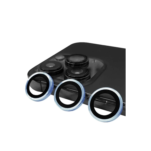 Newface iPhone 13 Pro Raze Metal Kamera Lens - Mavi