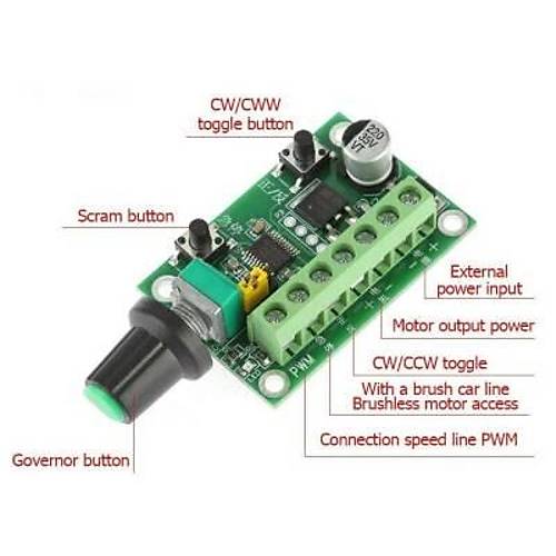 Brushless - Frasz PWM Motor Src 6-30V