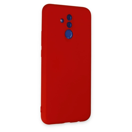 Newface Huawei Mate 20 Lite Klf Nano ii Kadife Silikon - Krmz