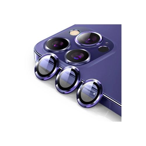Newface iPhone 15 Pro Max Bind Metal Kamera Lens - Lacivert