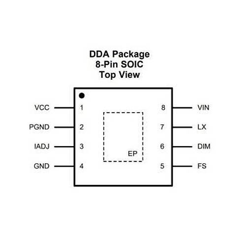 LM3414HVMRX SOIC-8 1A Led Entegresi