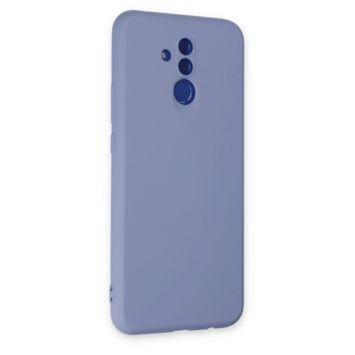 Newface Huawei Mate 20 Lite Klf Nano ii Kadife Silikon - Lila